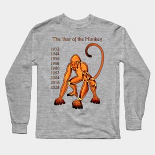 Chinese Monkey Long Sleeve T-Shirt